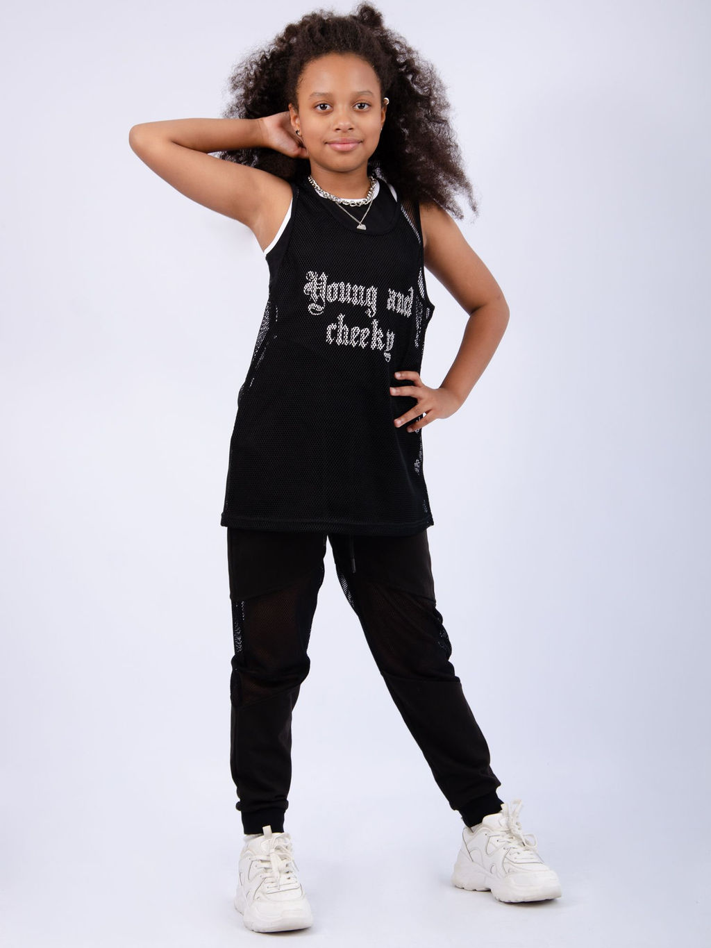 Брюки "БД-18" сетка, футер с лайкрой (М)