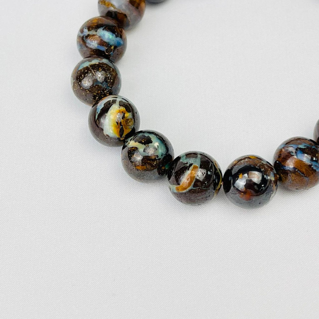 Браслет из древесного Опала 20 см - Радуга самоцветов фото 2