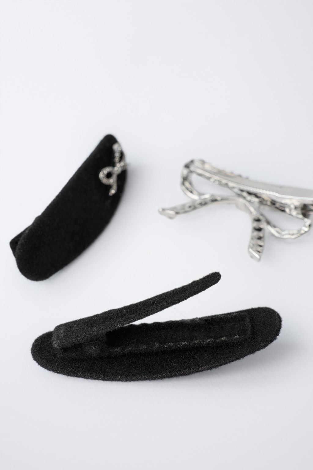 3-PACK OF SHINY BOW HAIR CLIPS - Zara фото 3