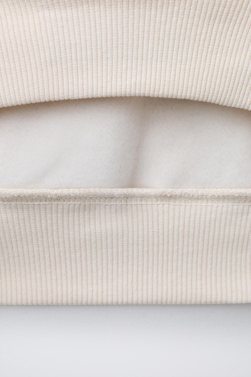 SUDADERA CAPUCHA ESTAMPADA LOGO / Blanco roto - Zara фото 4