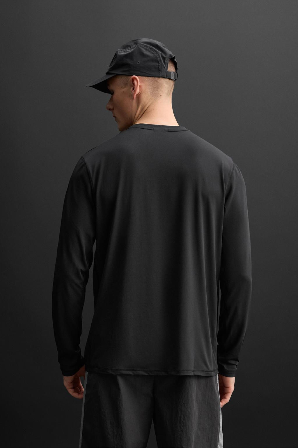 BASIC TRAINING LONG SLEEVE T-SHIRT - Zara фото 12