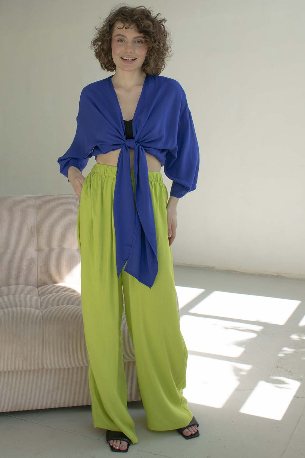 Топ женский EASY032/01/Васильковый