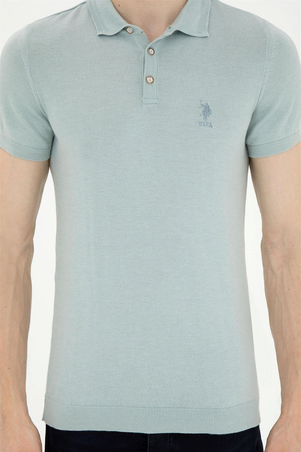 Мужской водозеленый свитер - U.s. polo assn фото 6