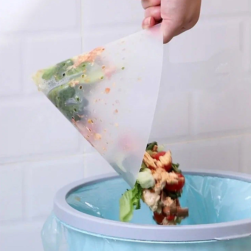 Фильтр-воронка для мусора и отходов в раковину, 18,5х12,5х15,5см, ПВХ, складная, на присоске, цвета микс, в п/эт упаковке (Китай) - Домашняя мода фото 9