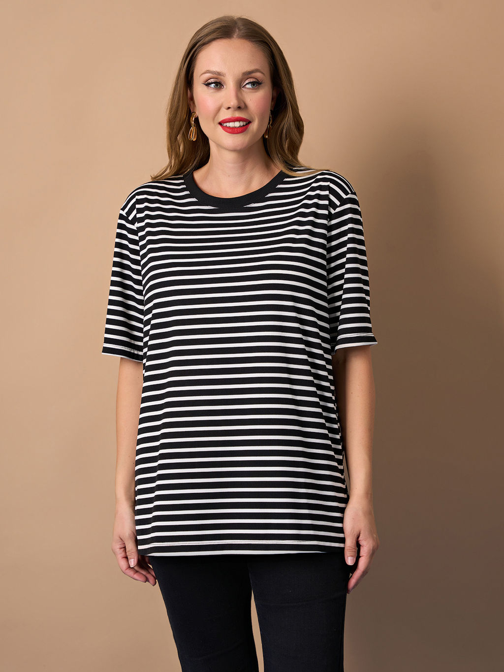 Футболка 0087-18а_У черный кристалл - Aquarell фото 5