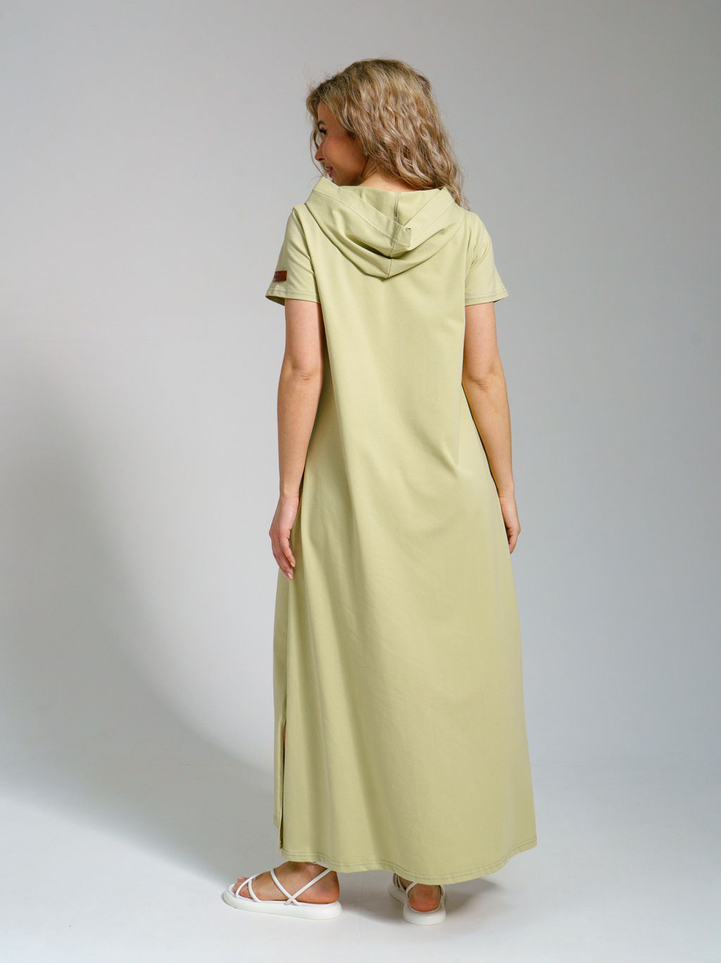 970 Платье-мантия"Олива"