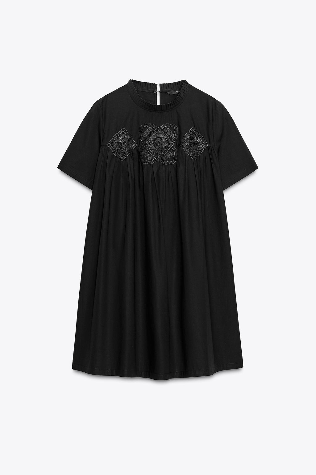 EMBROIDERED SHORT DRESS ZW COLLECTION