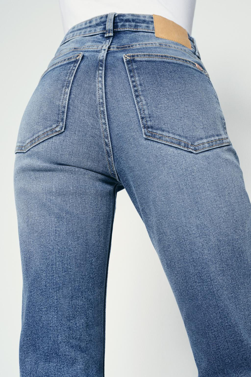Z1975 HIGH-WAIST MINI FLARE JEANS - Zara фото 6
