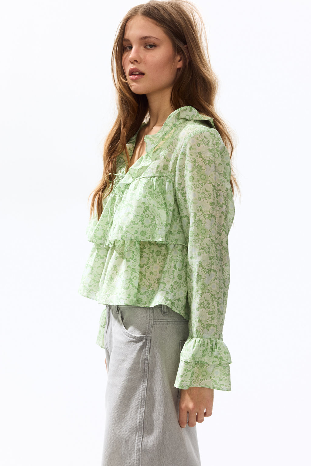 Blusa de volantes - H&m фото 6
