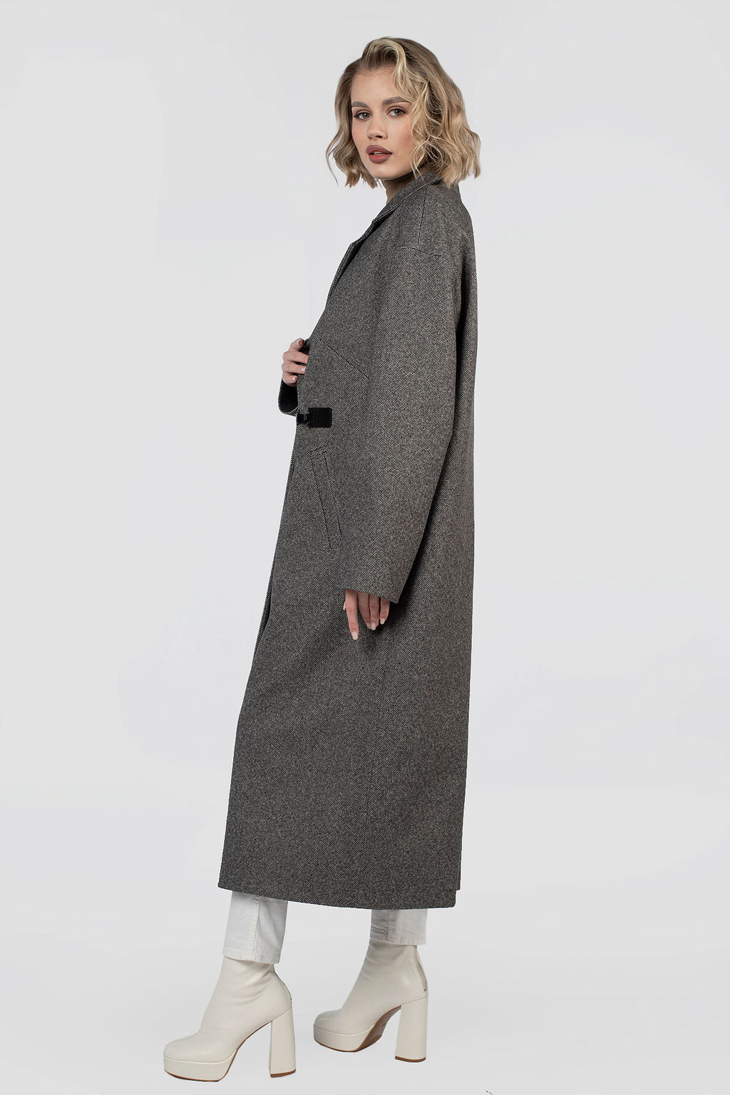 Пальто женское демисезонное - El podio фото 3