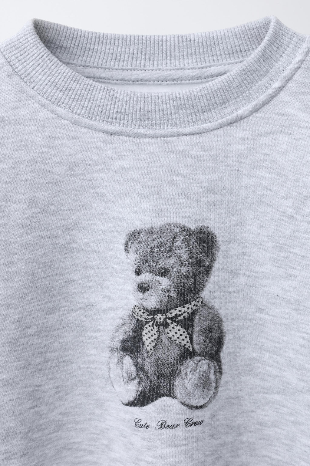 SUDADERA ESTAMPADO OSO / Gris vigor? - Zara фото 5