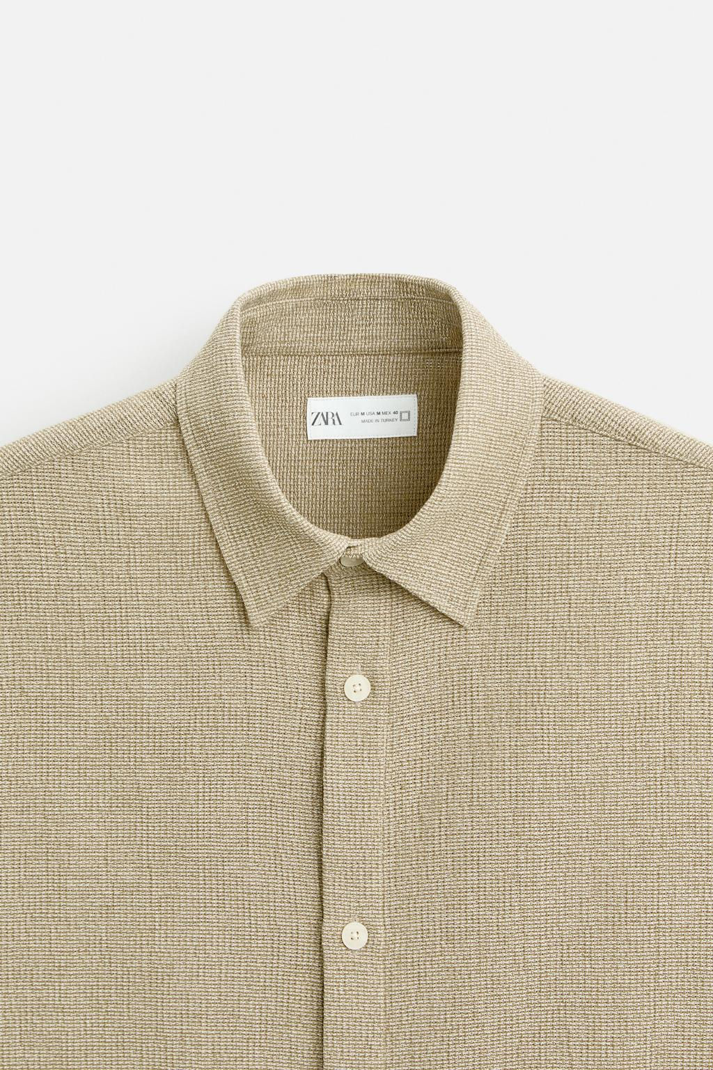 TEXTURED SHIRT - Zara фото 8