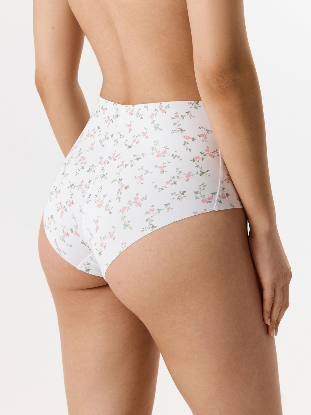 Infinity / Трусы жен. с высокой талией Tess белый принт - Infinity Lingerie фото 2