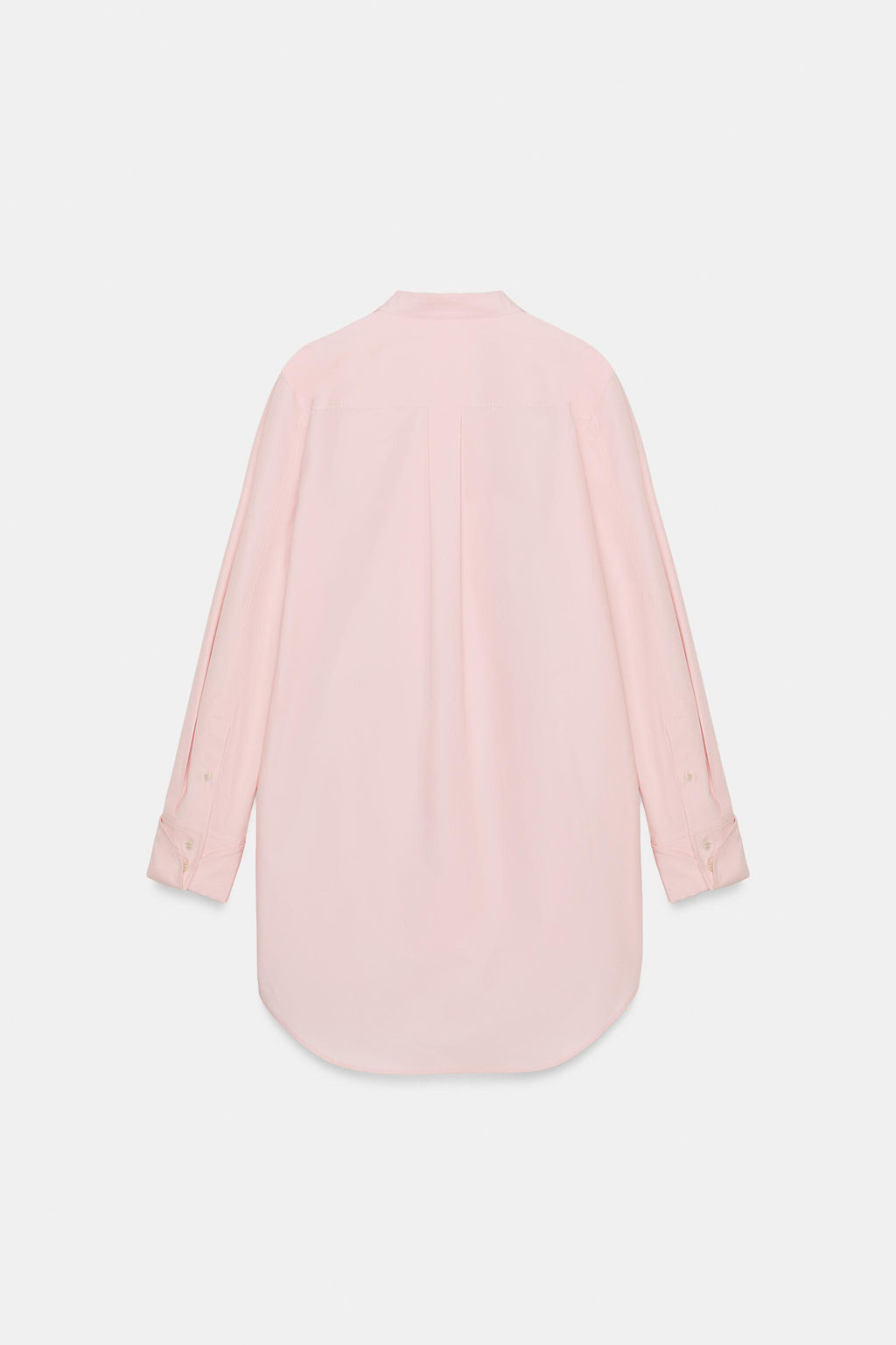 ASYMMETRIC POPLIN SHIRT ZW COLLECTION - Zara фото 14