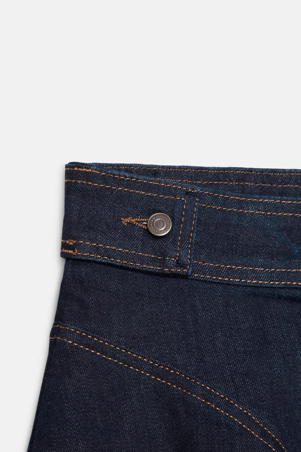 FALDA CORTA DENIM ZW COLLECTION / Azul - Zara фото 10