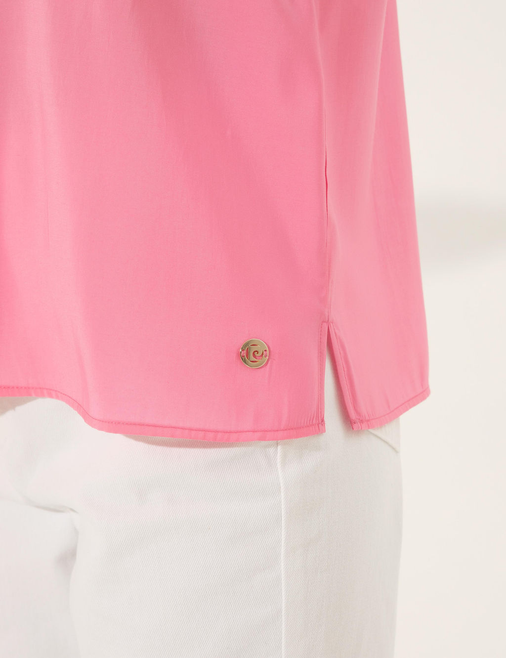 Pembe Regular Fit Kolsuz Bluz - Pierre cardin фото 7