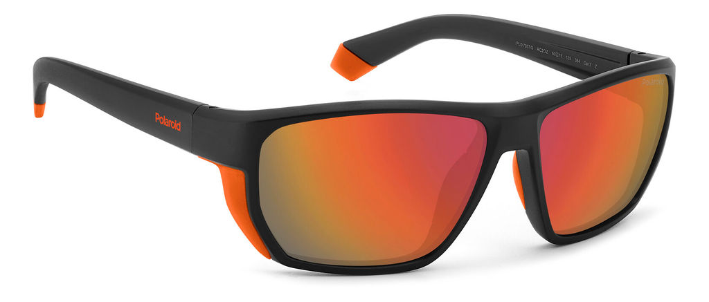Солнцезащитные очки POLAROID PLD 7057/S Чёрный, мужские фото 3