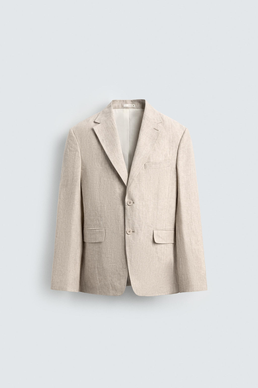 BLAZER TRAJE 100% LINO / Beige claro - Zara фото 7