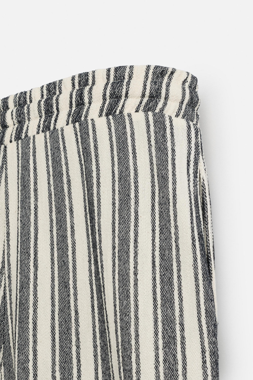 STRIPED JACQUARD TROUSERS - Zara фото 10
