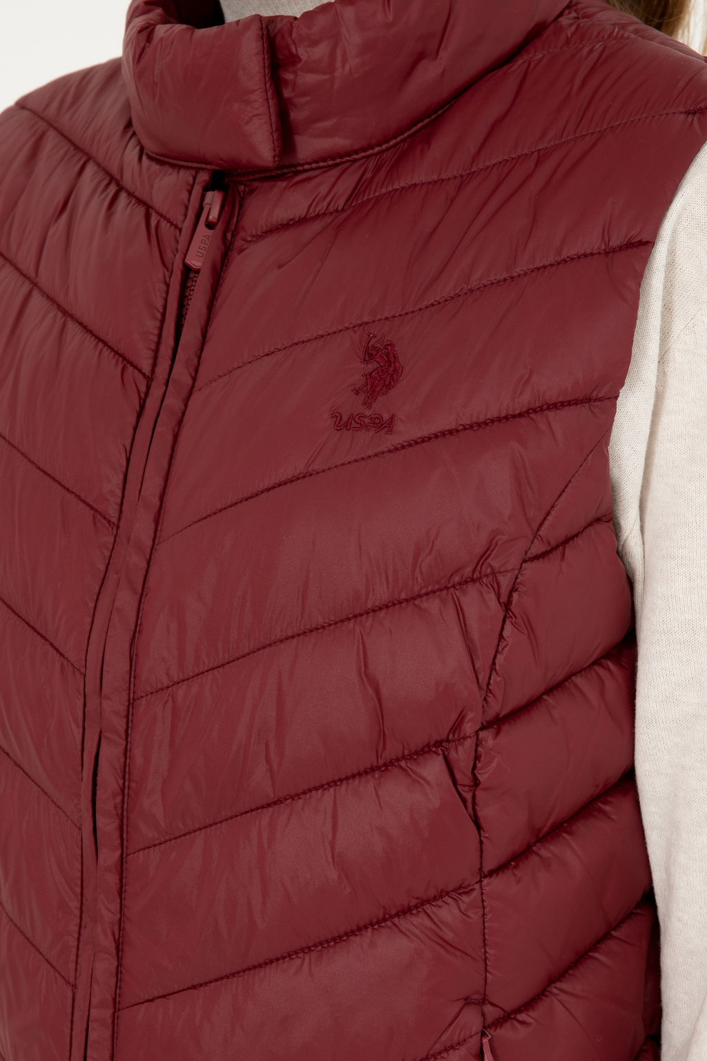 KadДn Bordo Yelek - U.s. polo assn фото 7