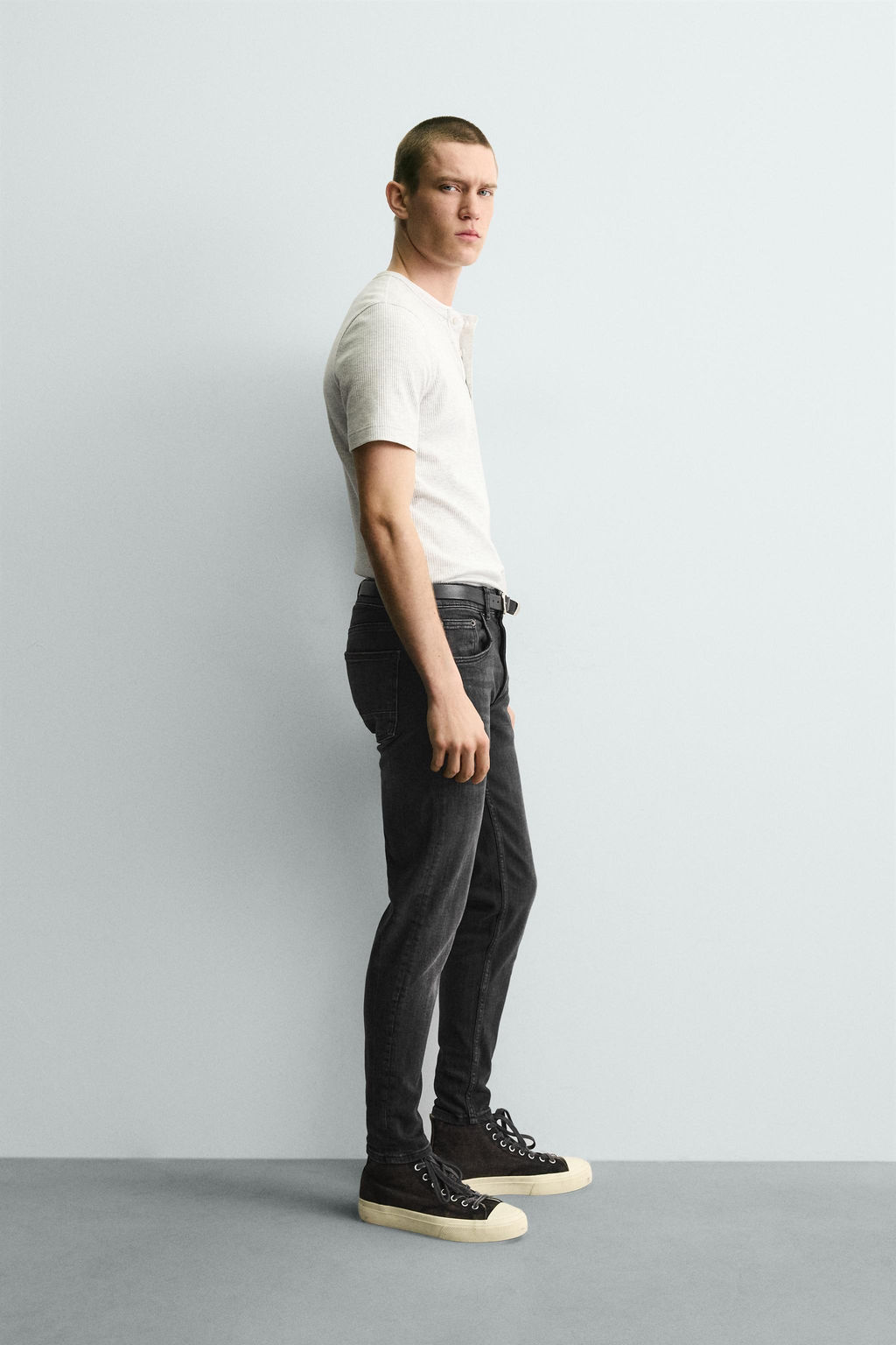 JEANS SKINNY FIT / Negro - Zara фото 4