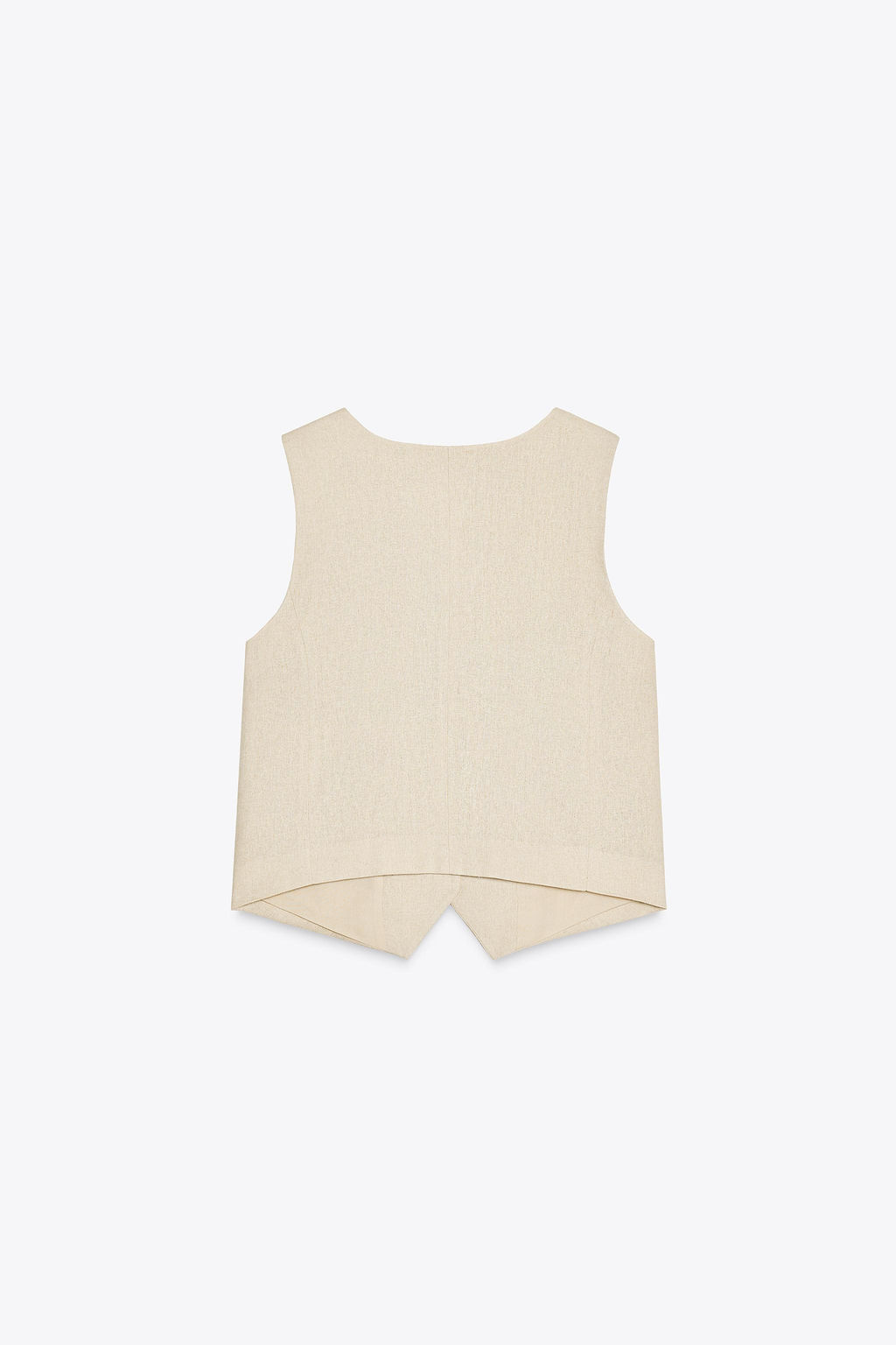 LINEN BLEND TAILORED WAISTCOAT - Zara фото 8