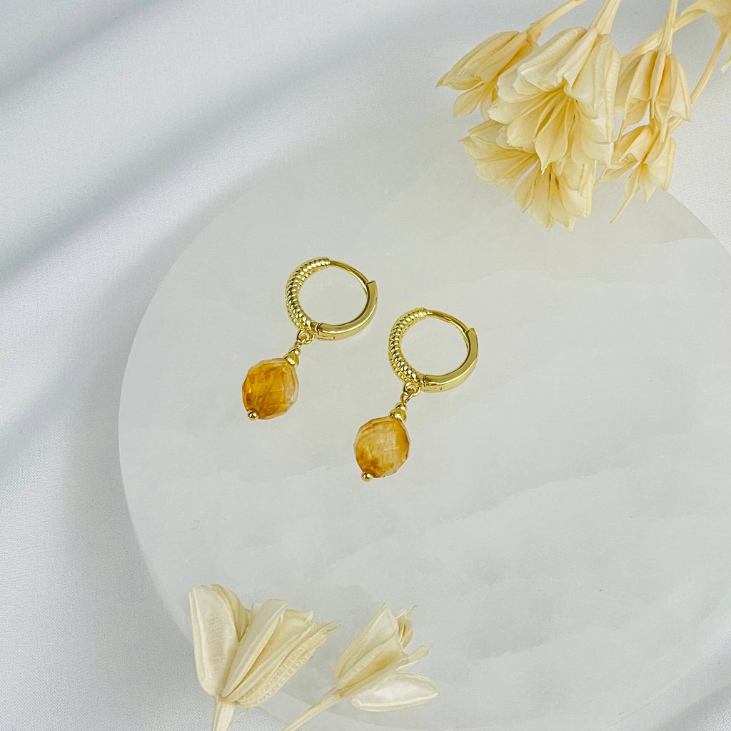 Серьги из Цитрина - Радуга самоцветов фото 2