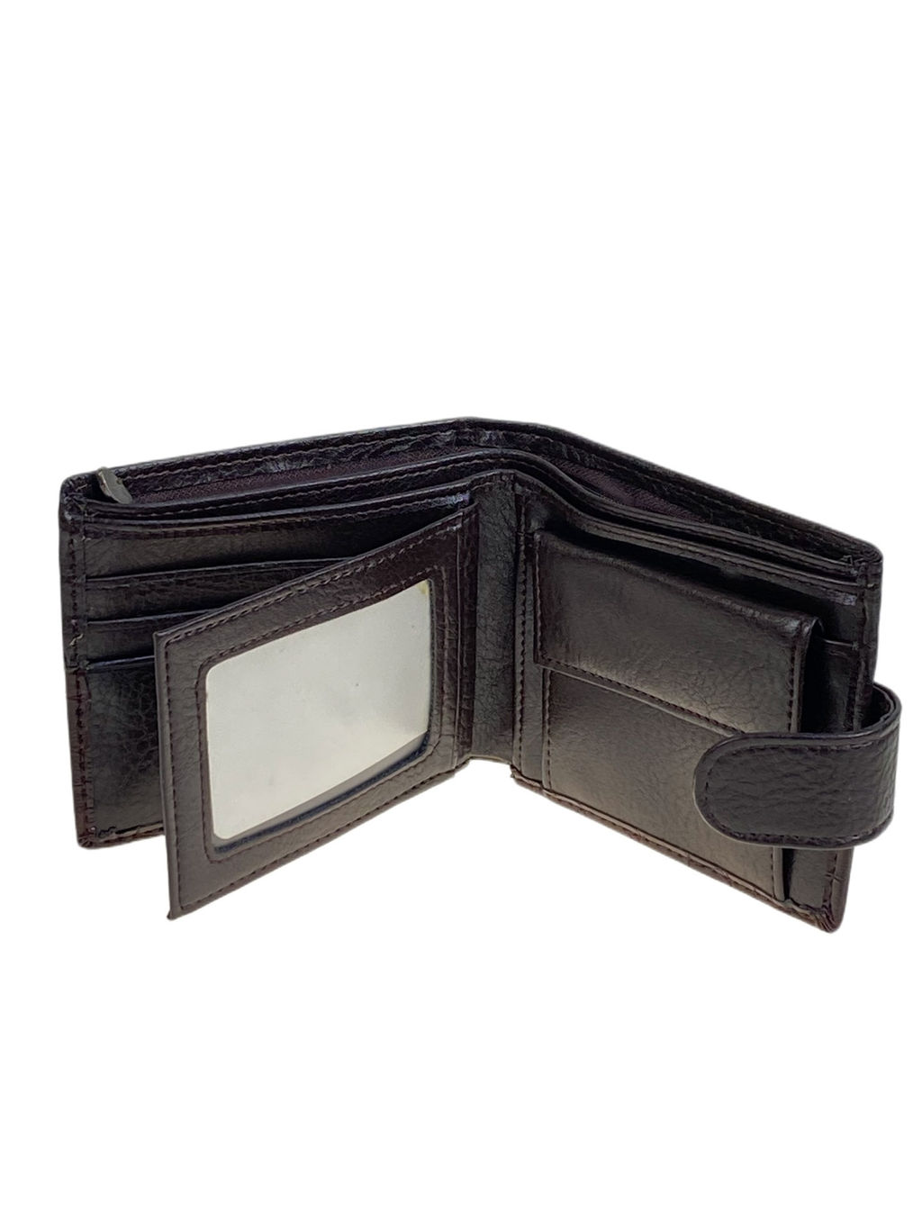 Портмоне мужское из натуральной кожи, цвет коричневый - Greta фото 2