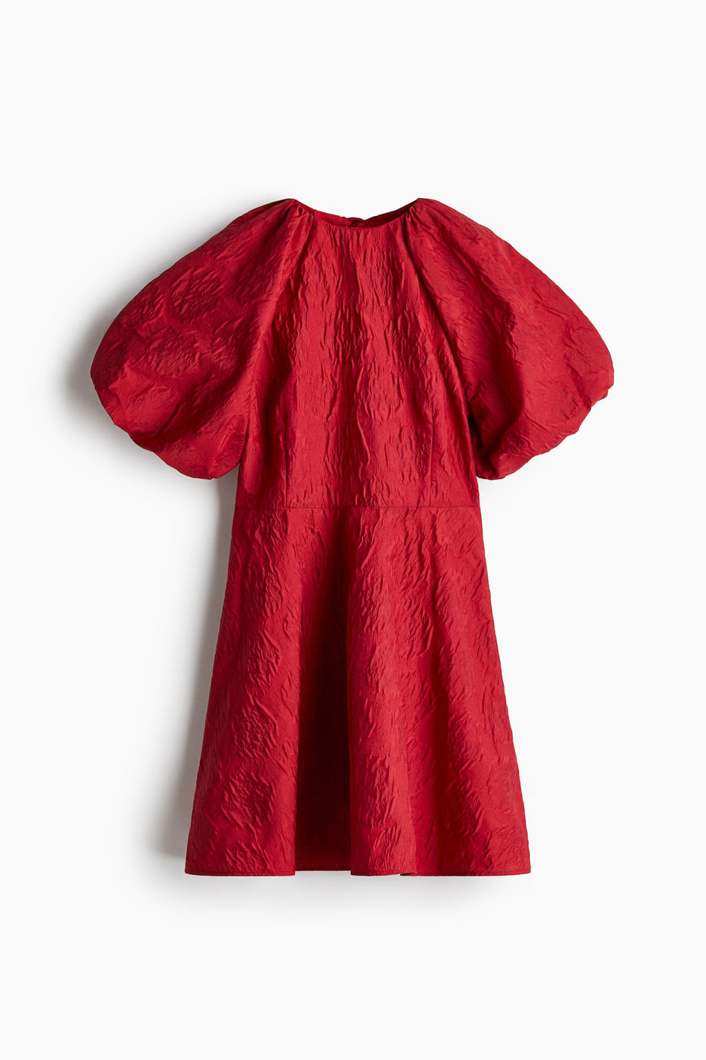 Vestido en tejido jacquard con lazada - H&m фото 7