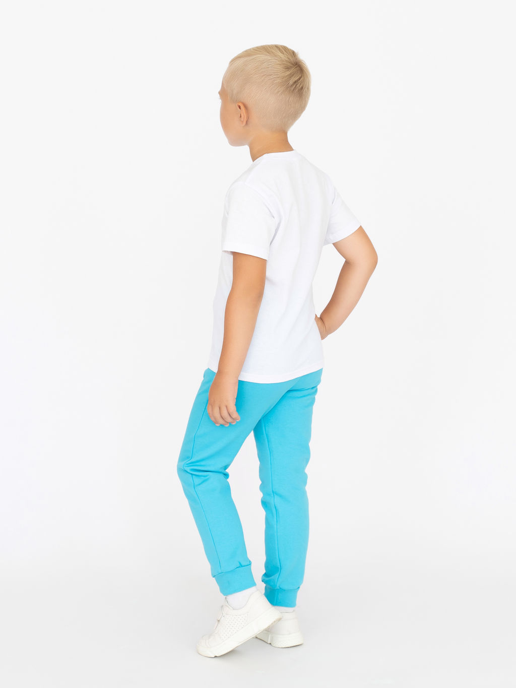 Брюки детские серый меланж - Утенок фото 35