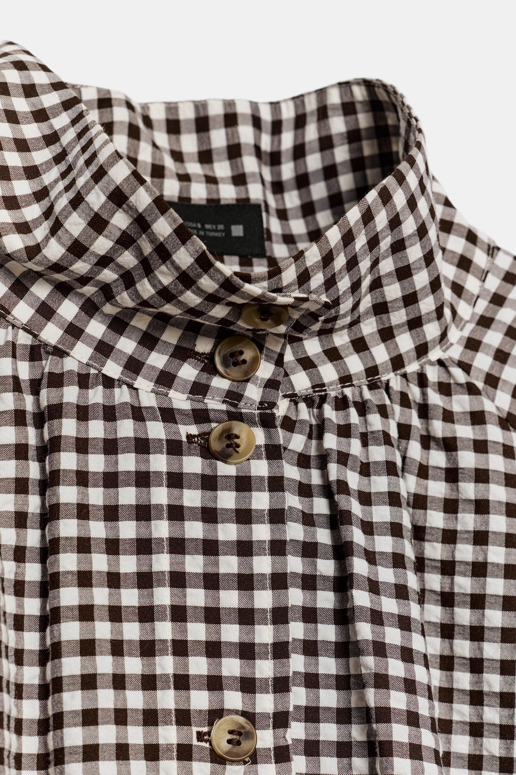 CHAQUETA CUADROS / Marr?n / Crudo - Zara фото 8