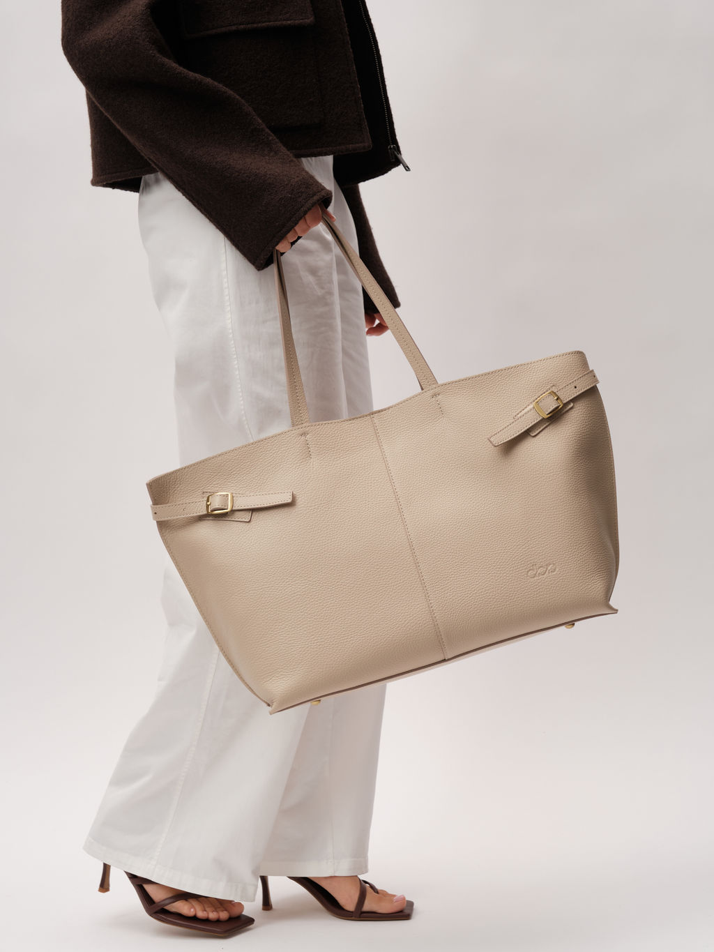 Сумка Laura DBR 31170 бежевая пудра  фото 5