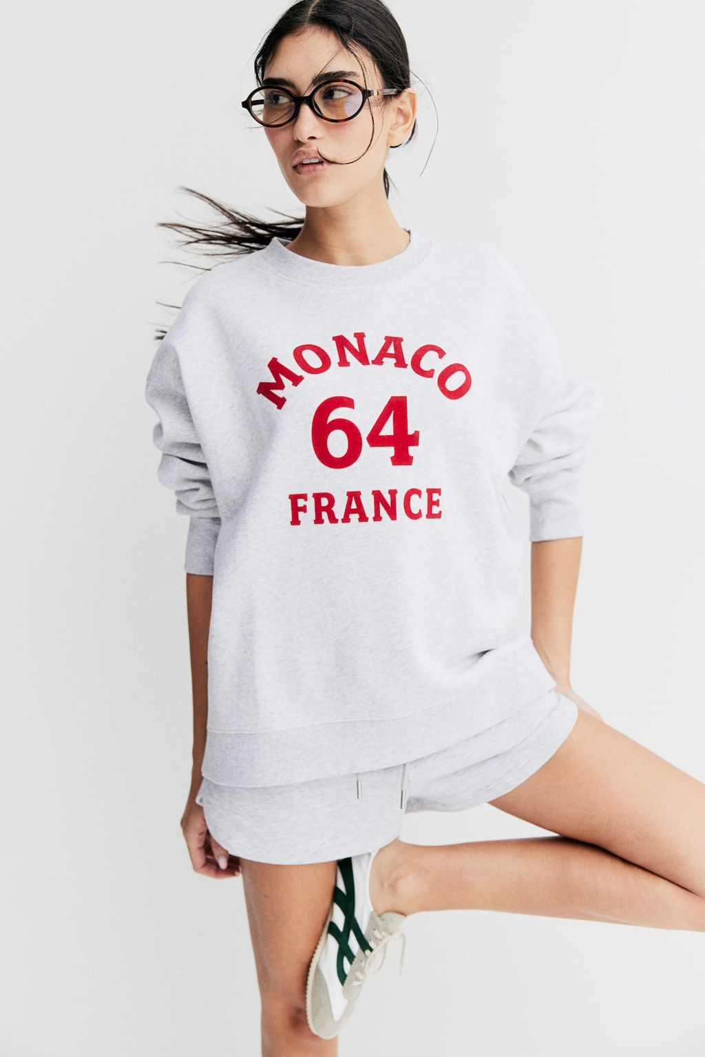 Sudadera con motivo de texto
