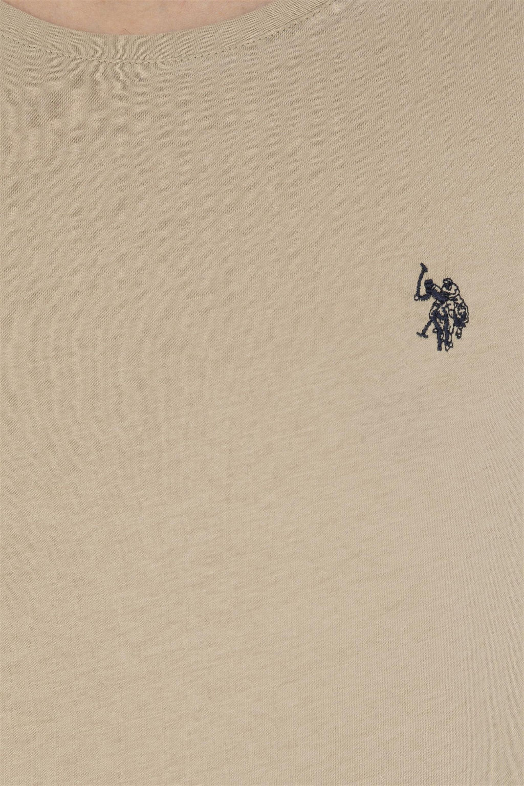 Мужская базовая футболка светло-хаки Неожиданная скидка в корзине - U.s. polo assn фото 7