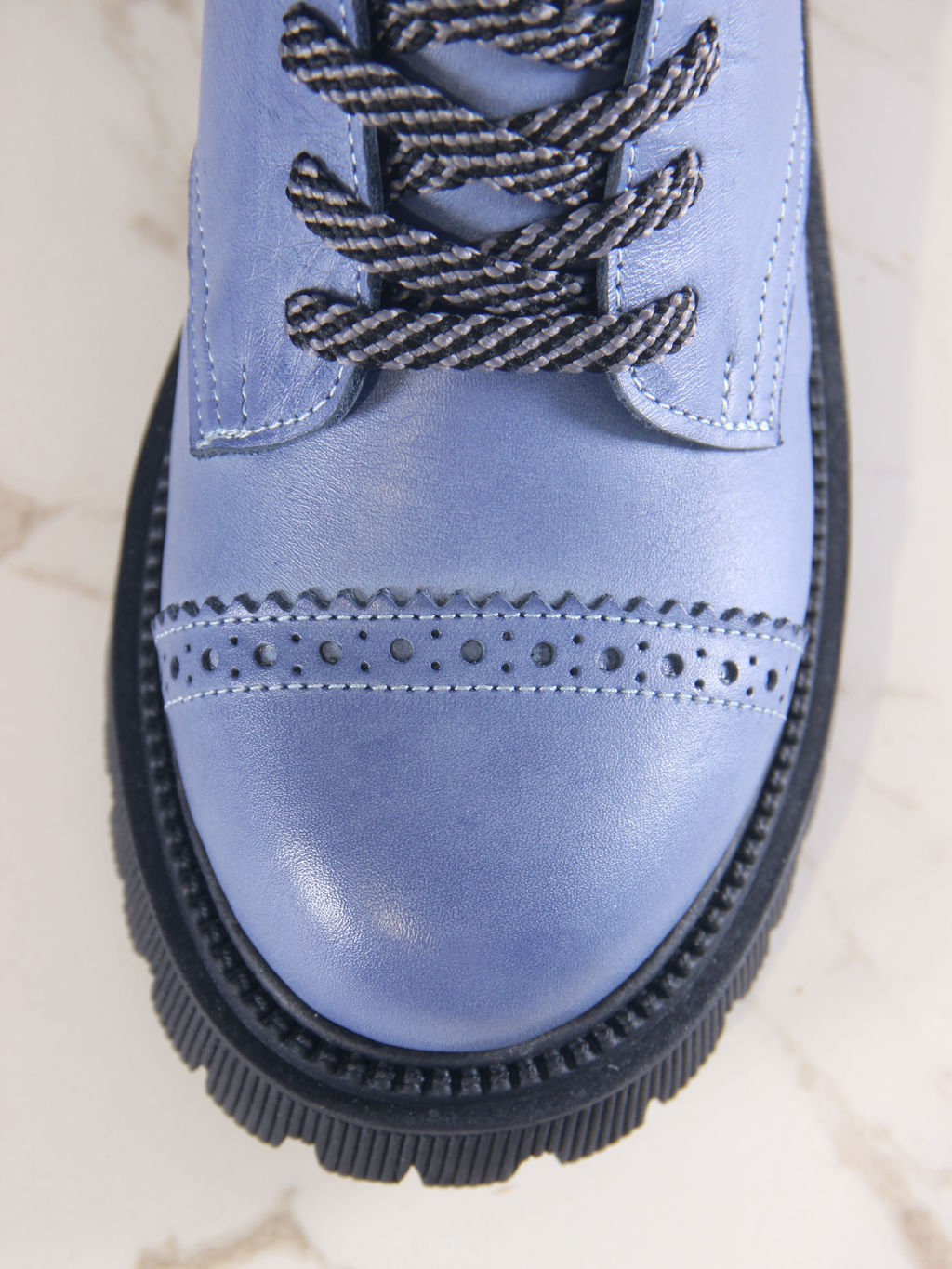 Ботинки 319.taskanabl.Вакса джинс/мех