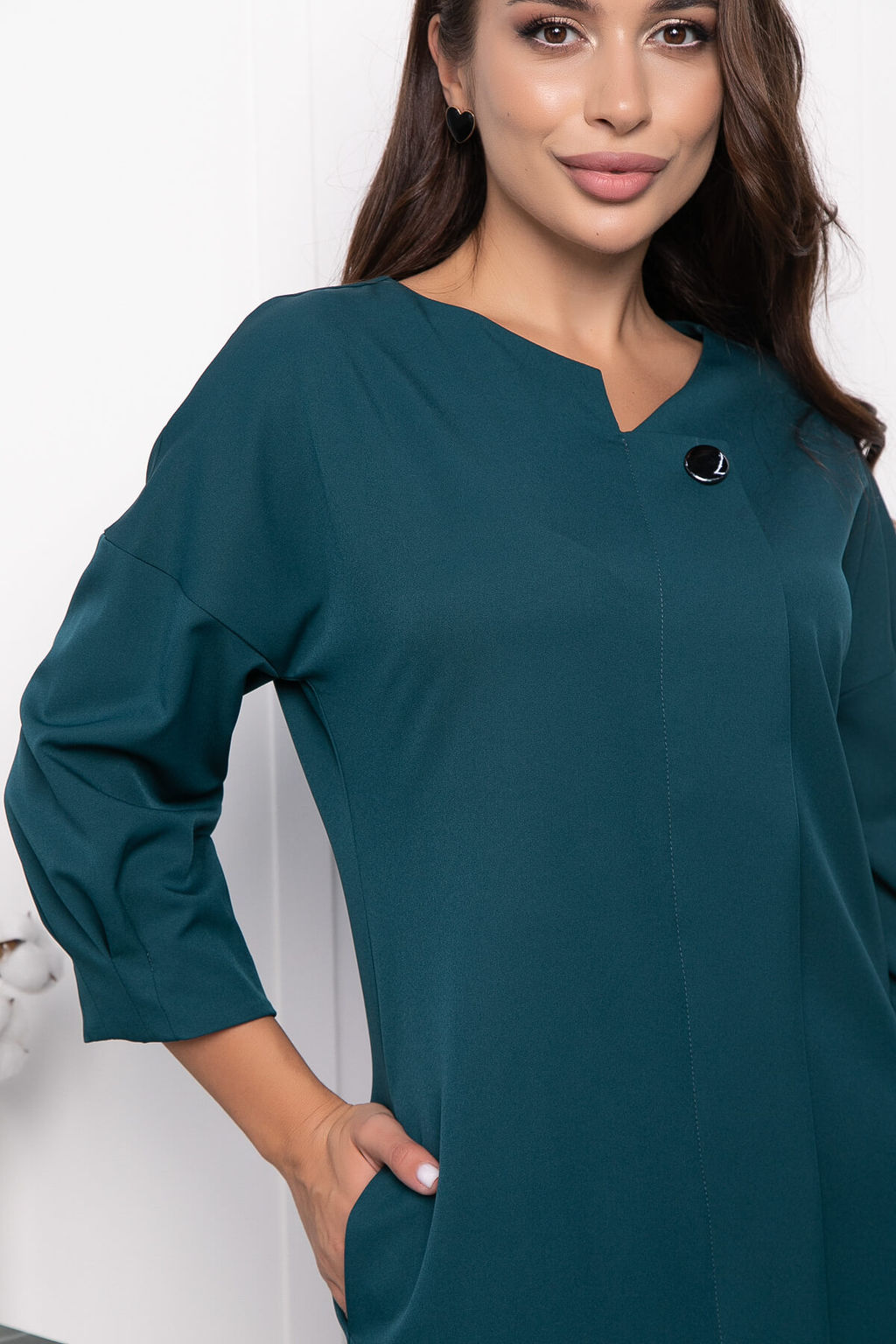 Платье Агнета П7331 (изумруд) - Lt collection фото 3