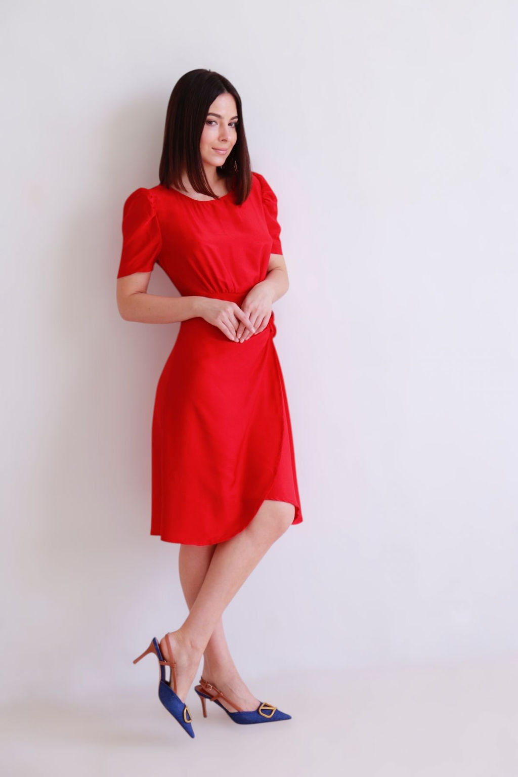 Martichelli Платье красное  фото 2