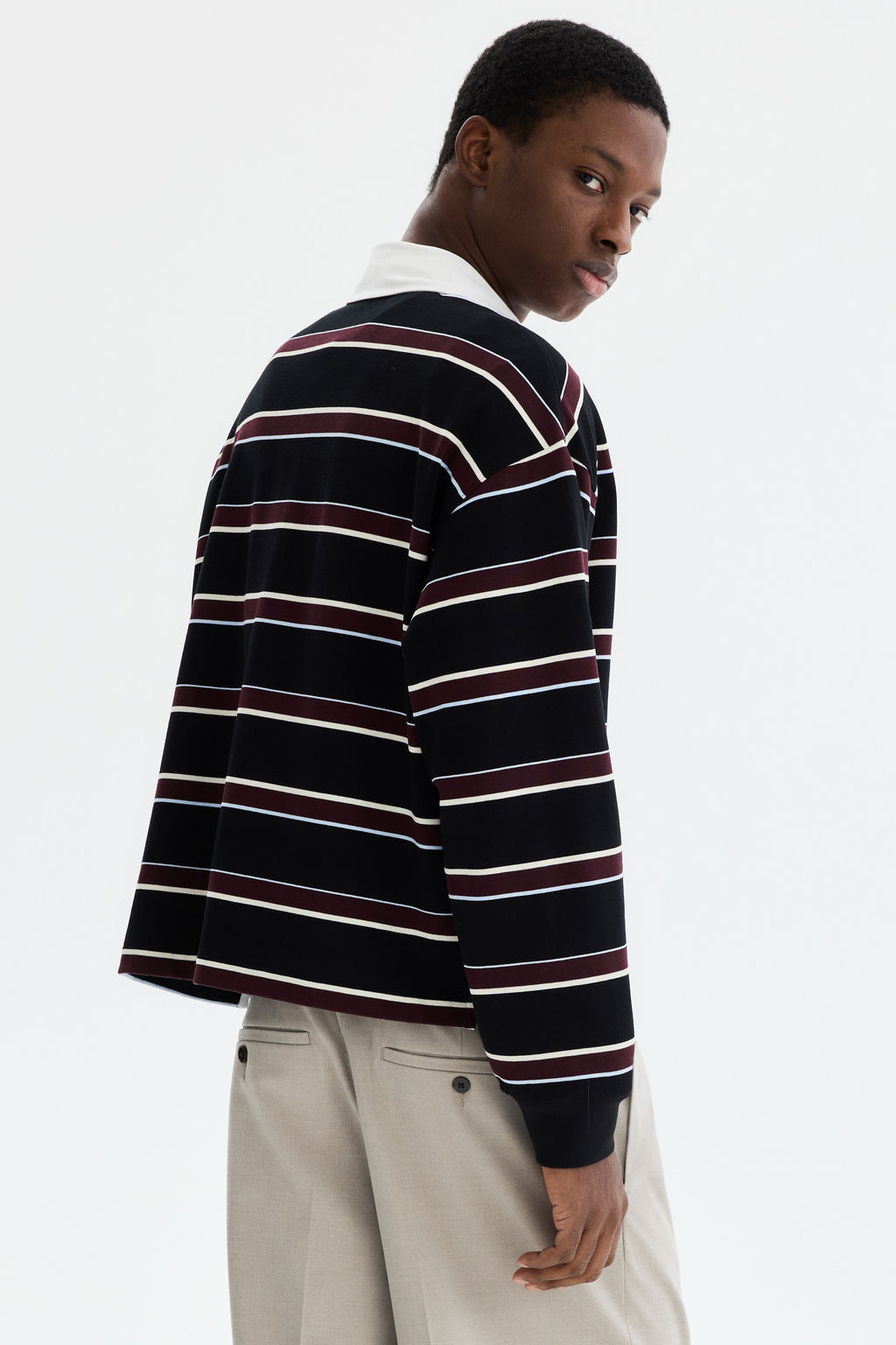 Polo de rugby Loose Fit - H&m фото 4