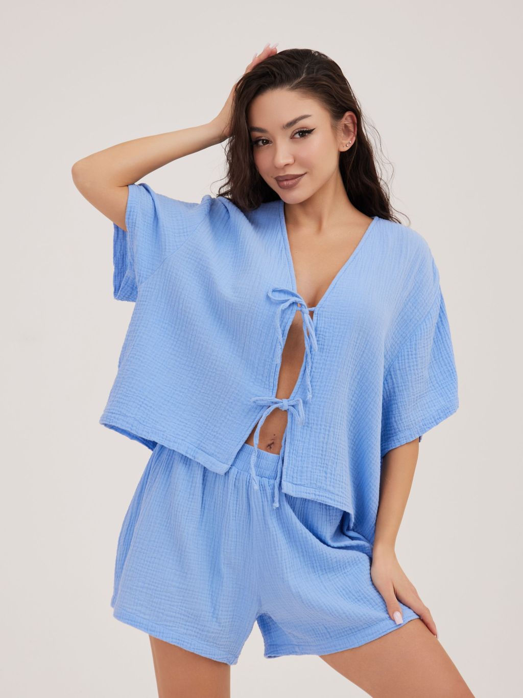 Пижама жен. Averona голубой - Sensera фото 3