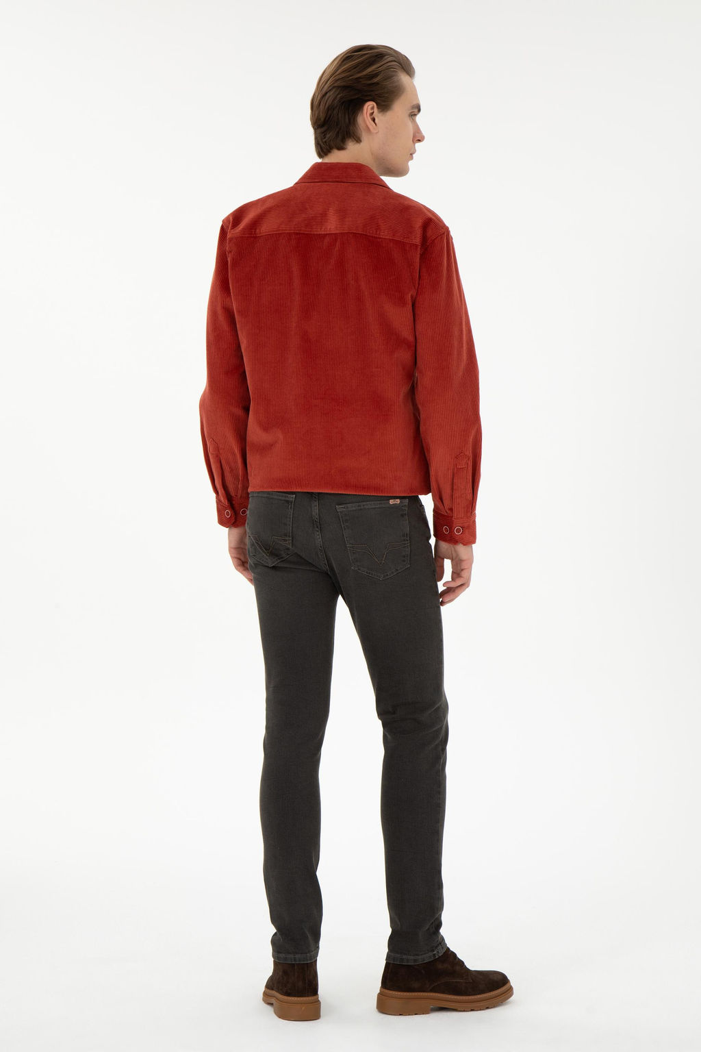 Мужские коричневые джинсовые брюки Неожиданная скидка в корзине - U.s. polo assn фото 4