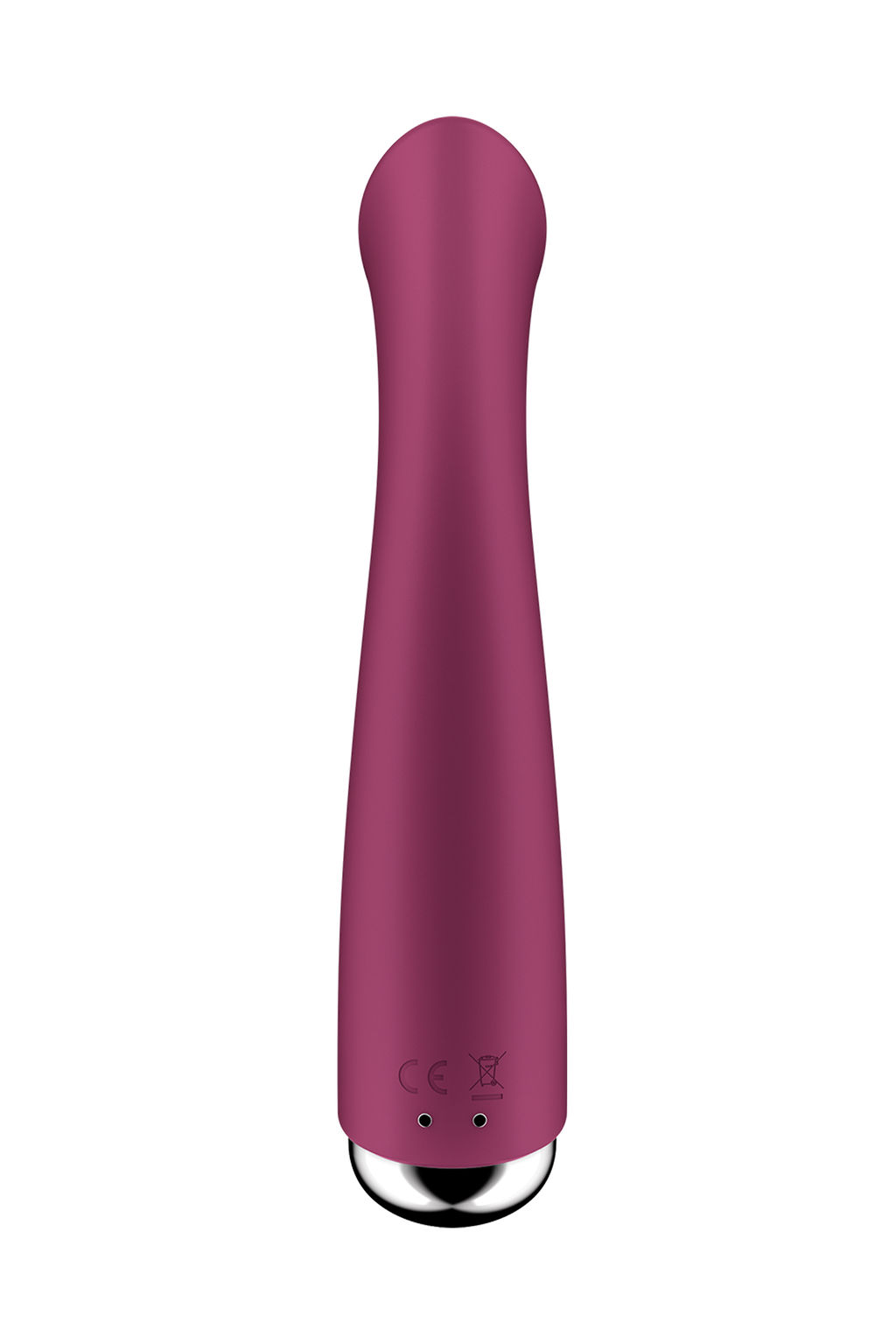 Вибратор для точки G с ротацией Satisfyer Spinning G-Spot 1, силикон, бордовый, 16,8 см