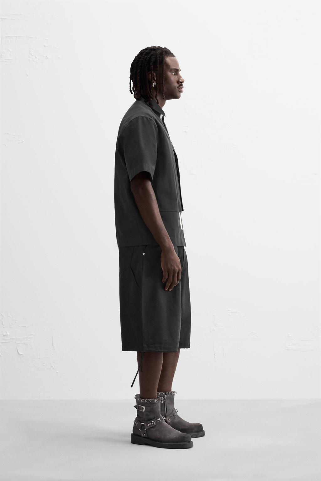 OVERSHIRT WITH POCKETS - Zara фото 4