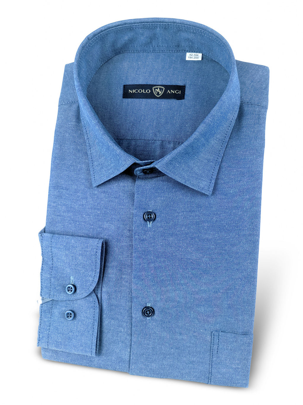 Мужская рубашка 23-70-р-01 - Nicolo angi фото 2