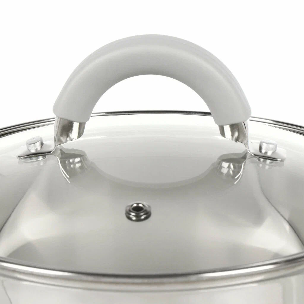 Кастрюля Felicita 2.9л, нерж.сталь, крышка стекло 18х11.5см арт.009387 /MALLONY/  фото 10