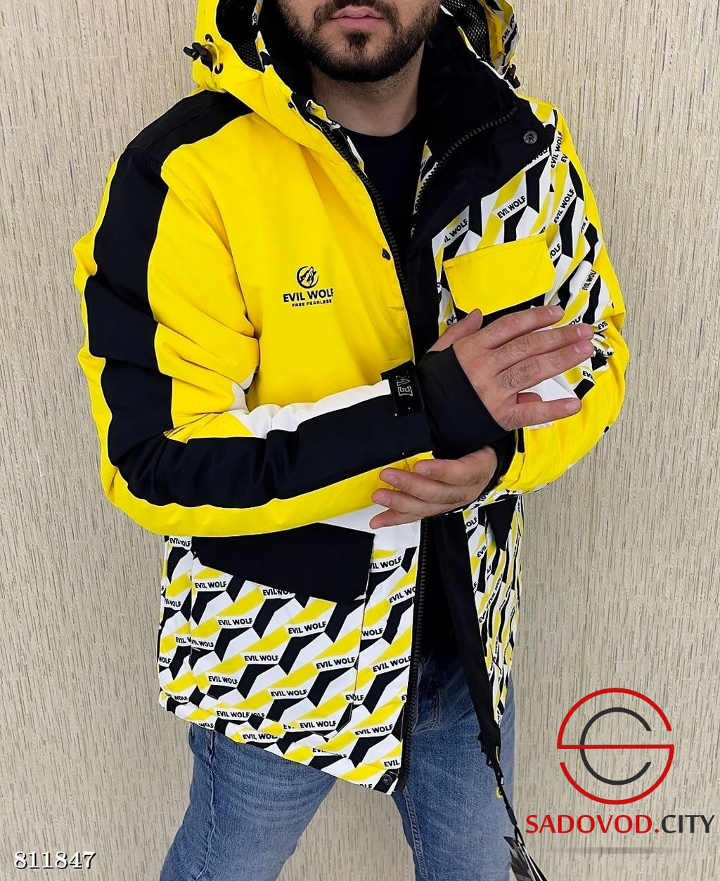 Куртка зимняя мужская с капюшоном - Bruno фото 2