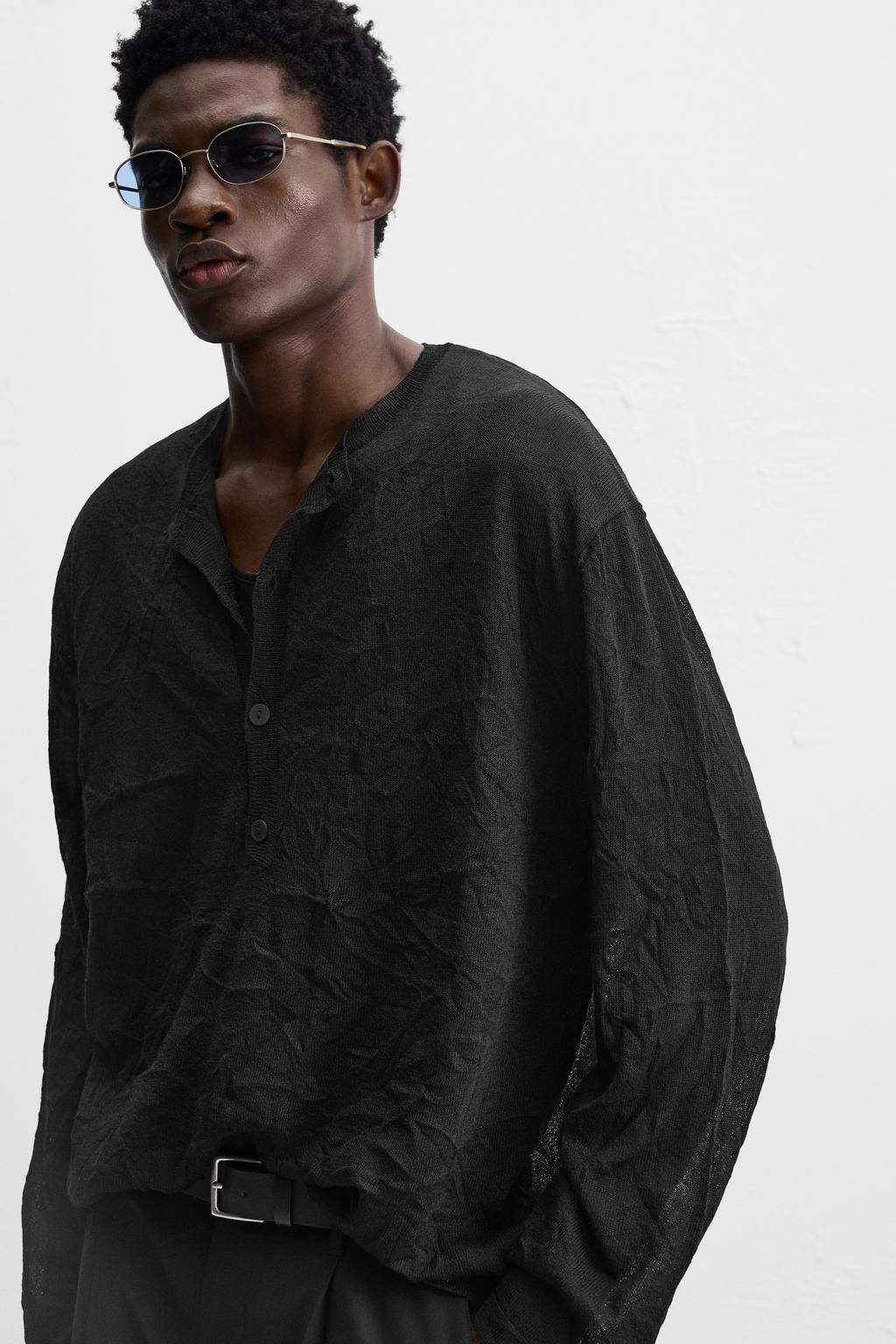 CREASED-EFFECT SWEATER - Zara фото 5