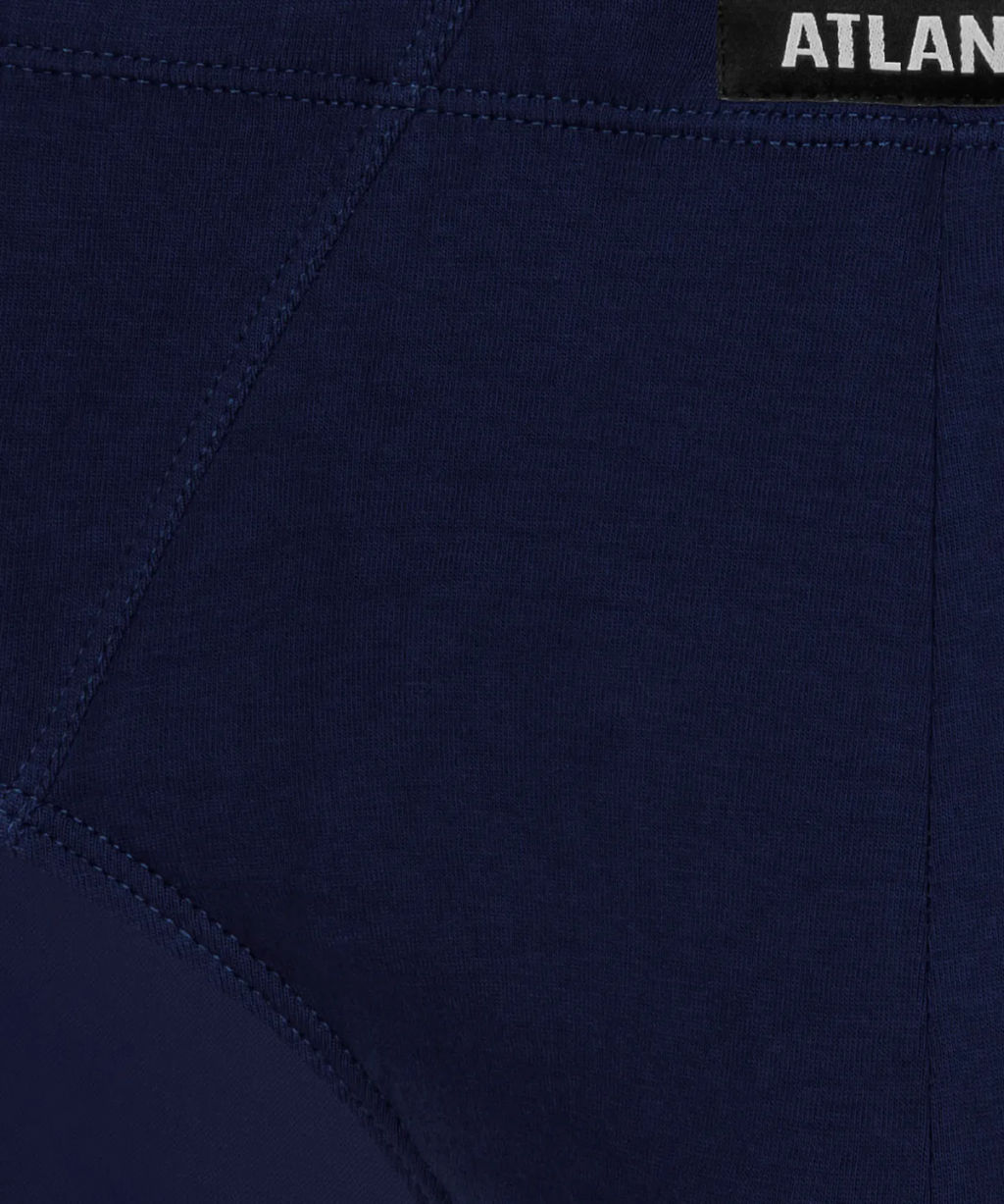 ATLANTIC 5SMP-003/02 Трусы классика Solid - набор 5 шт. темно-синий + винный + изумрудный + темно-голубой + темно-синий  фото 5