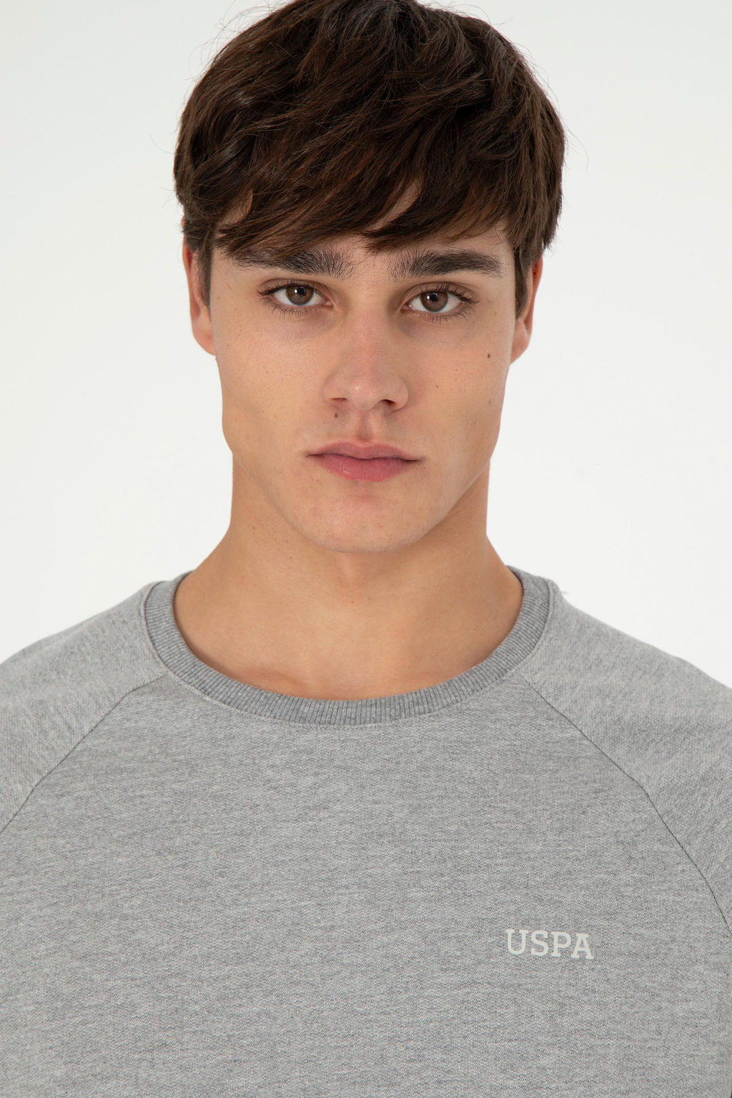 Мужской серый меланжевый свитшот Неожиданная скидка в корзине - U.s. polo assn фото 2