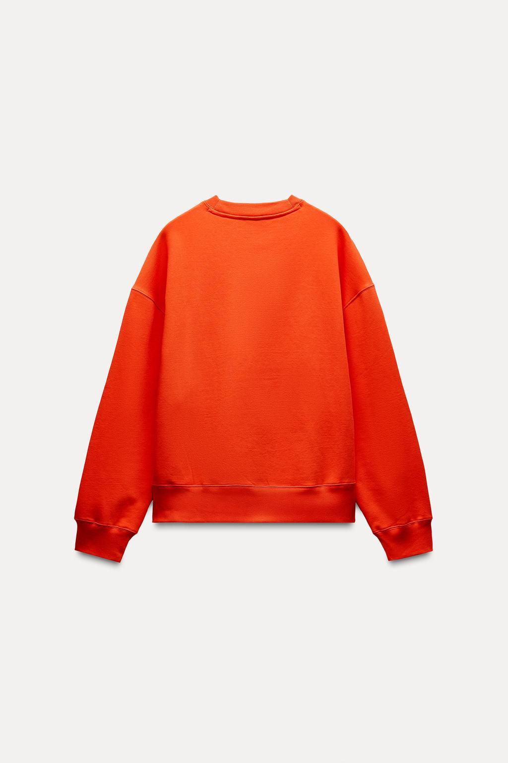 SOFT HEAVY COTTON SWEATSHIRT - Zara фото 24