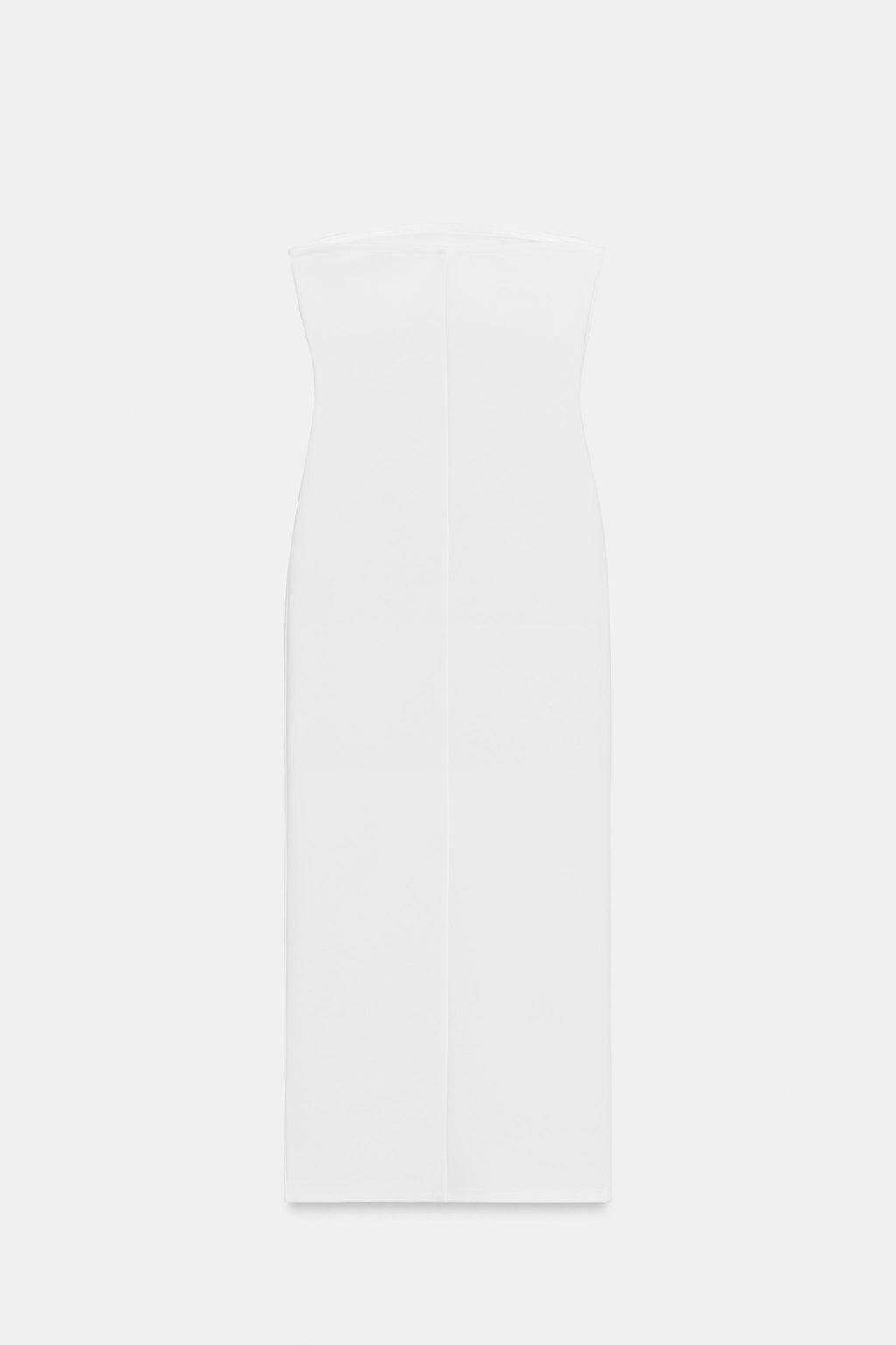 VESTIDO MIDI CUT OUT PUNTO STRETCH / Blanco - Zara фото 7